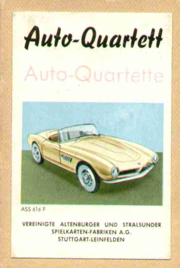 Auto-Quartett, 1957, BMW 507