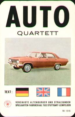Auto-Quartett, 1965, Opel Admiral