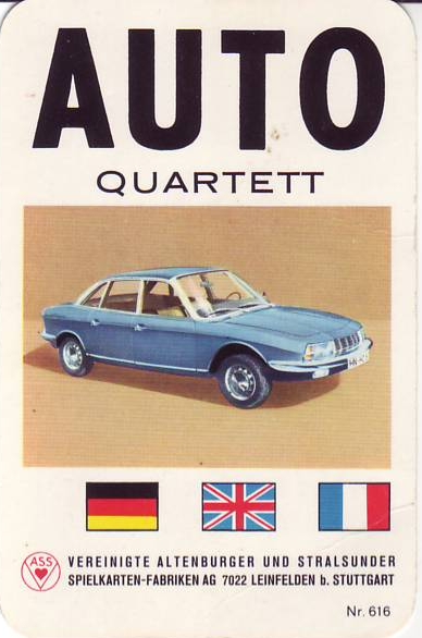 Auto-Quartett, 1967, NSU RO 80