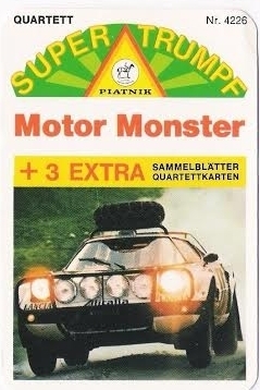 Piatnik Super Trumpf 4226 1977, Motor Monster