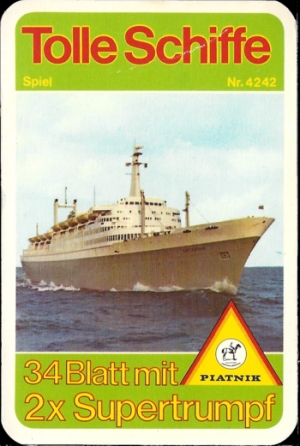 Piatnik Super Trumpf 4242 1978, Tolle Schiffe