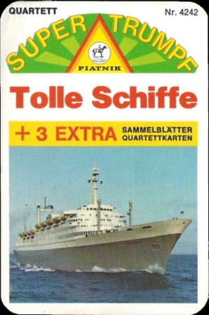 Piatnik Super Trumpf 4242 1977, Tolle Schiffe